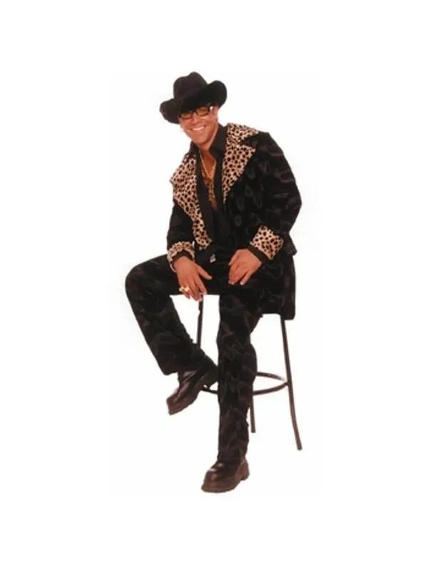 Adult Cheetah Pimp Daddy Costume