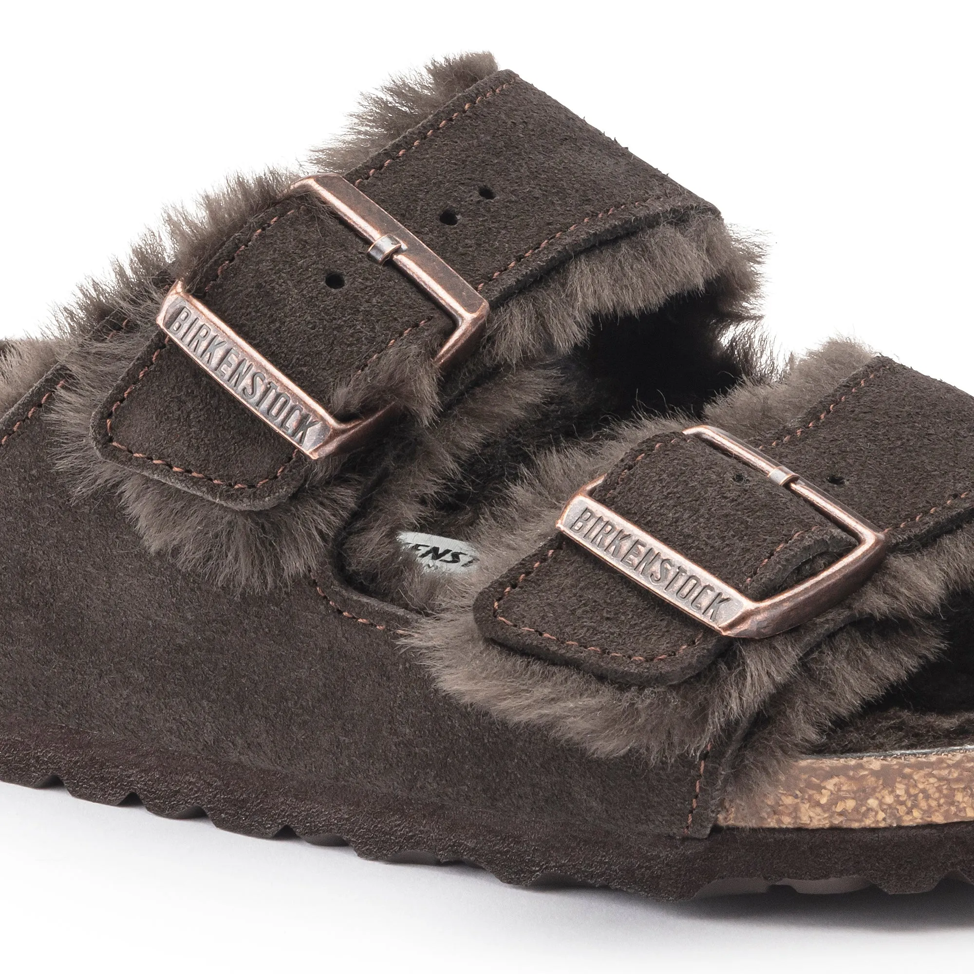 Arizona Shearling Suede/Shearling in Mocca
