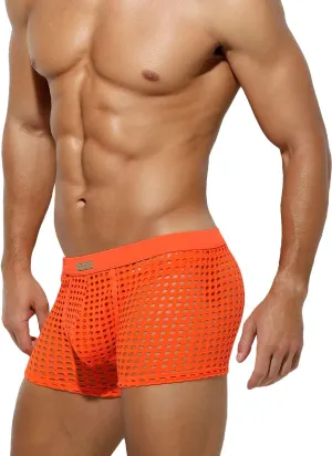 Arjen Kroos Mens Boxer Briefs Breathable Hot Mesh Underwear