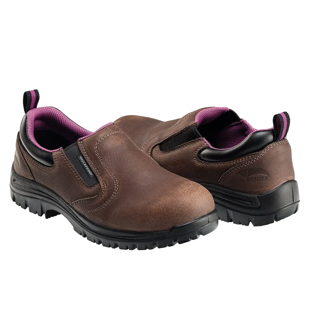 Avenger Women's A7165 Foreman Oxford Composite Toe Shoes