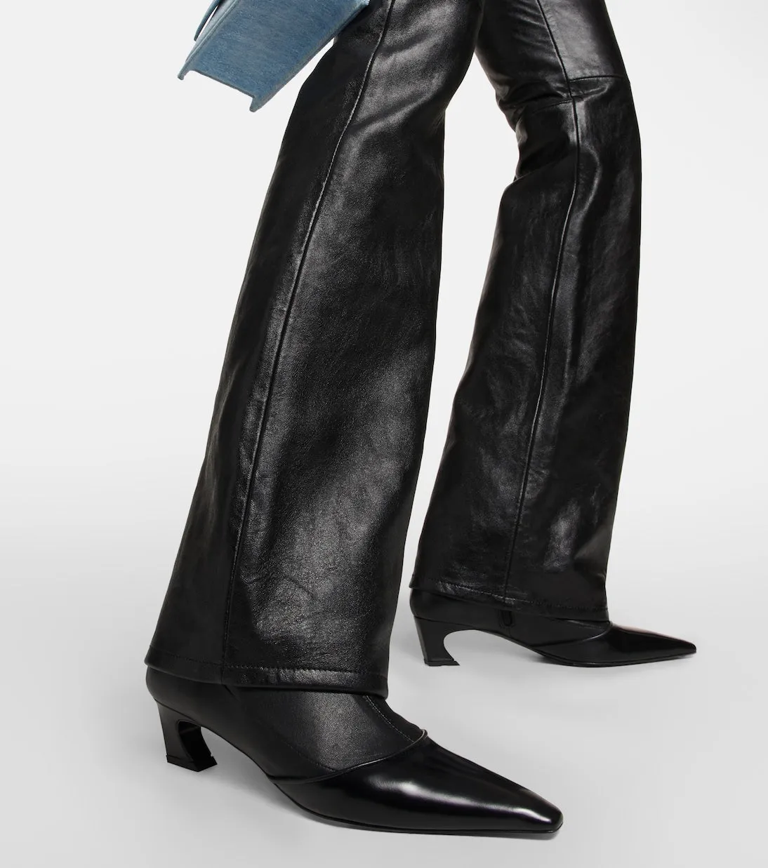 Bano Acne Studios leather ankle boots, black