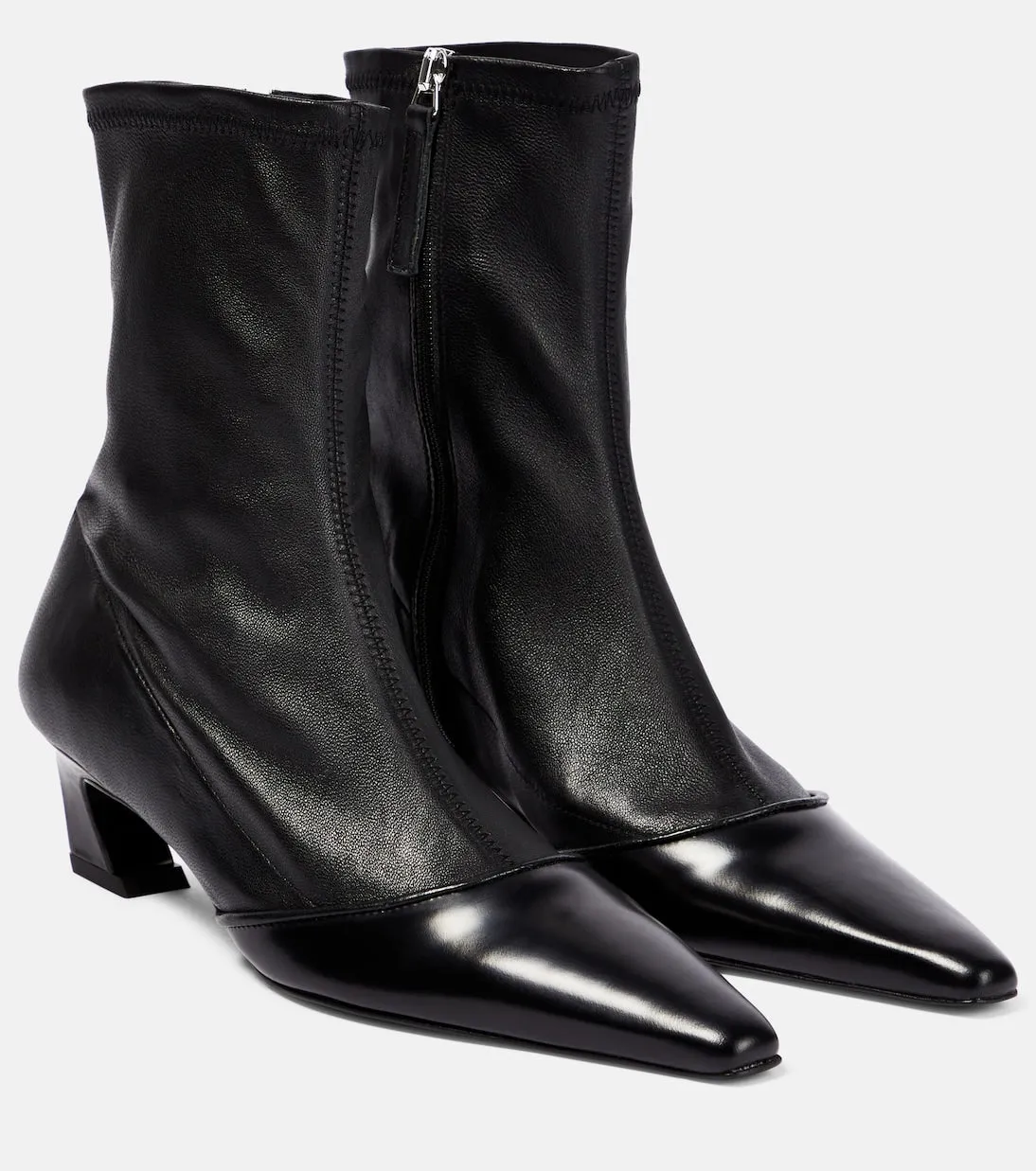 Bano Acne Studios leather ankle boots, black