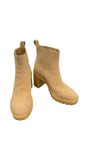 Boots Ankle Heels By Dolce Vita In Cream, Size: 9.5