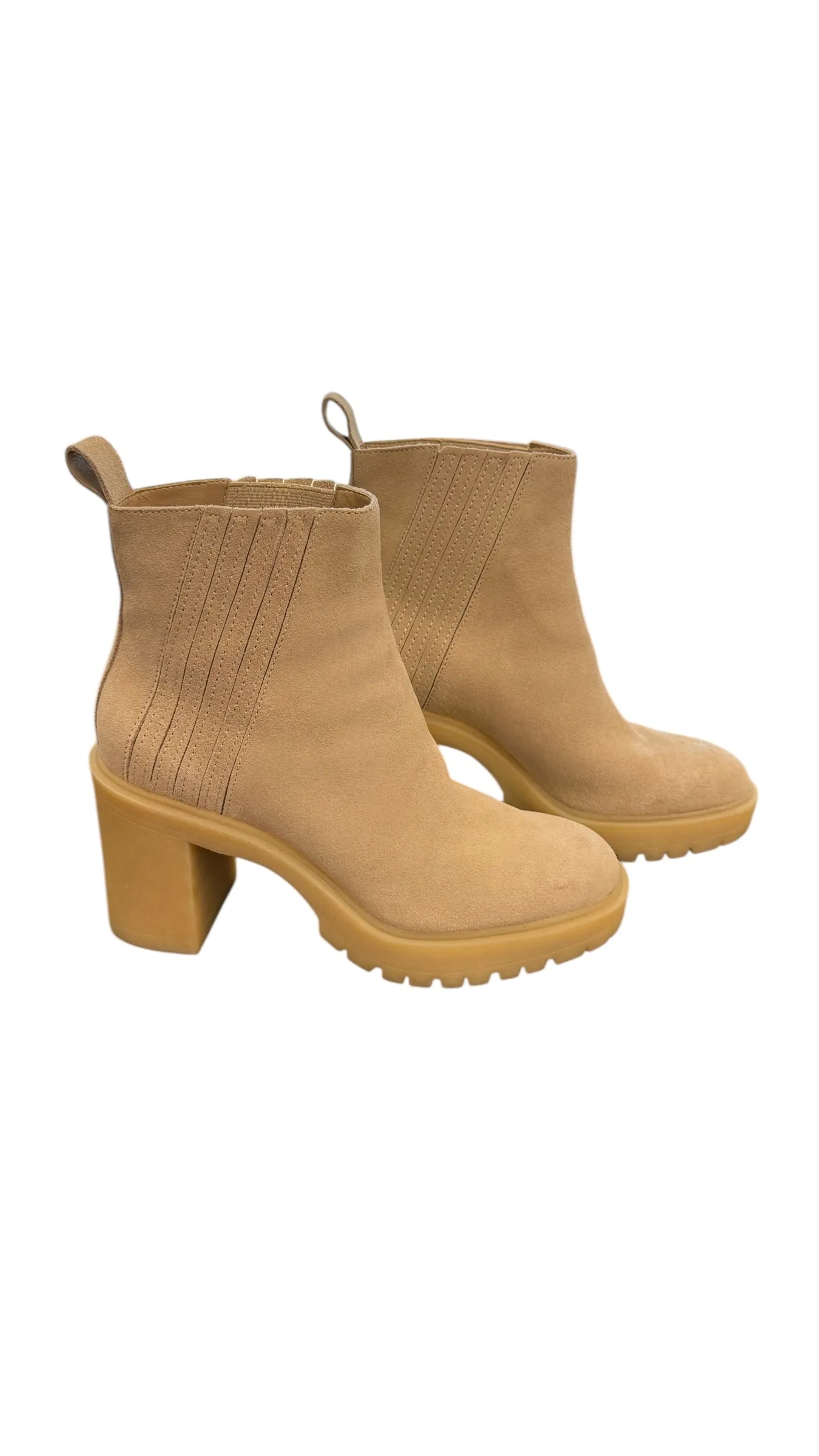 Boots Ankle Heels By Dolce Vita In Cream, Size: 9.5