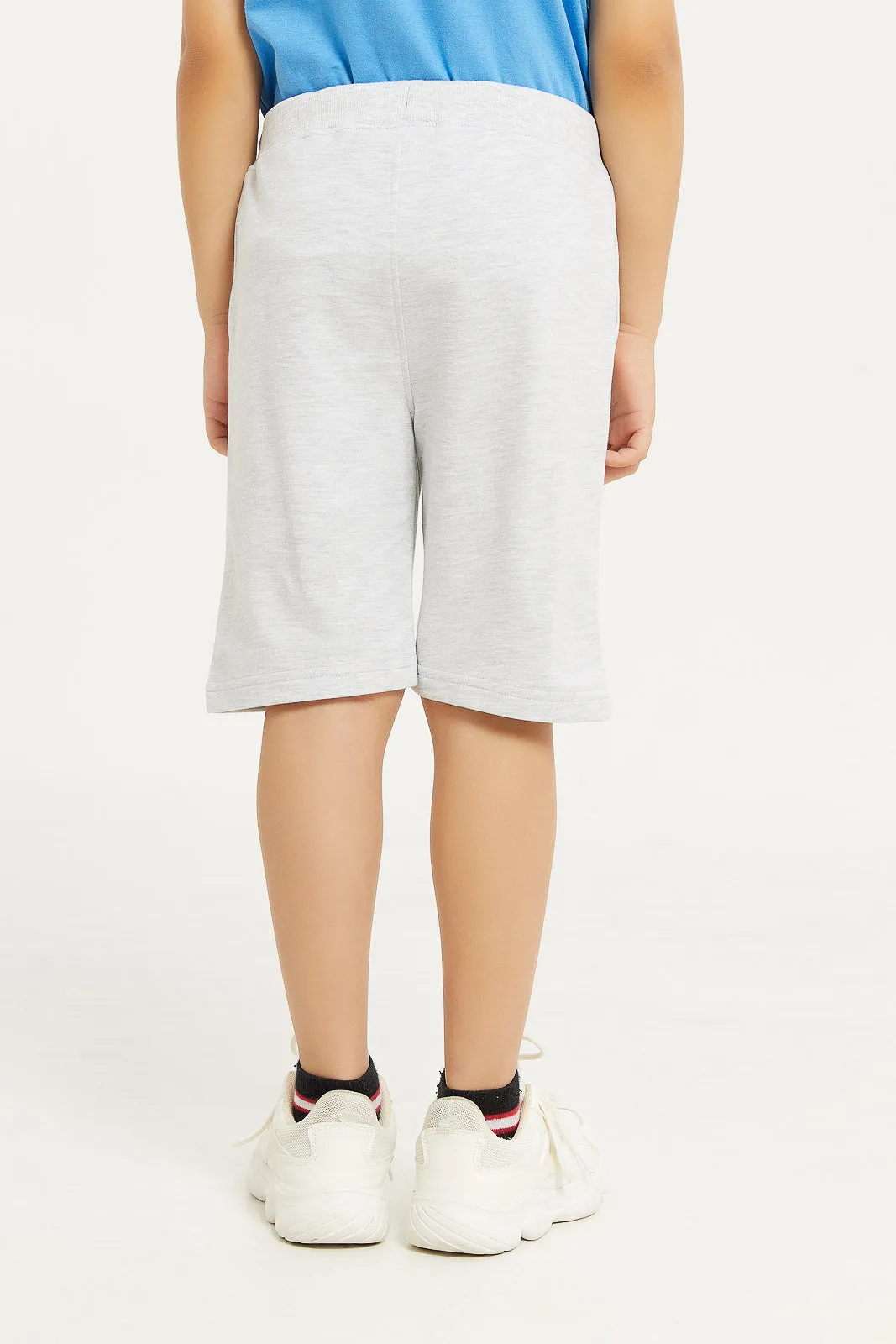 Boys Grey Tom And Jerry Elasticated Waist Short