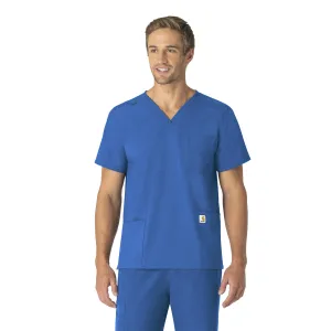 Carhartt Force Essentials Unisex V-Neck 6-Pocket Scrub Top - Royal