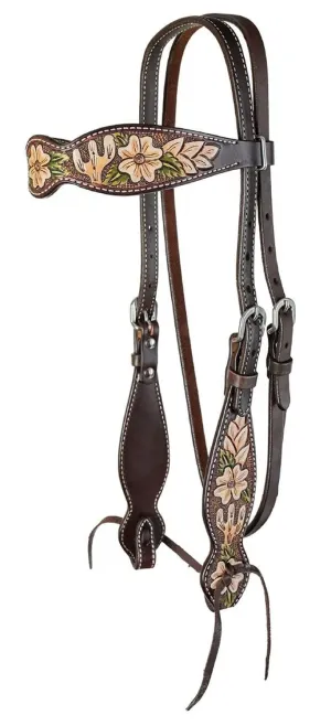 Circle Y Dogwood Desert Browband Headstall, Full