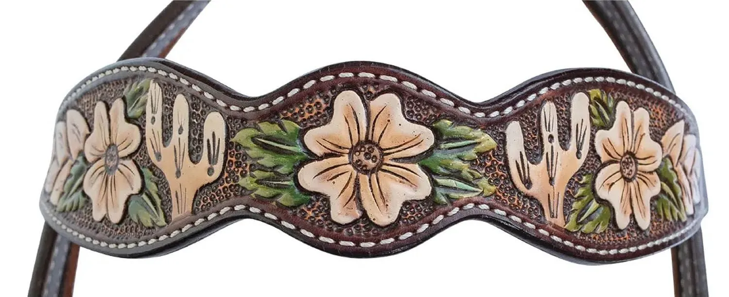 Circle Y Dogwood Desert Browband Headstall, Full