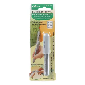 Clover Chaco Liner Pen Style - Silver