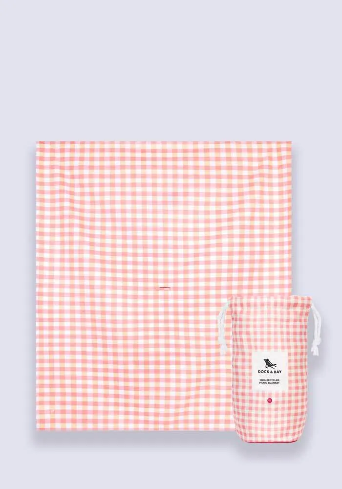 Dock & Bay Picnic Blanket Strawberries & Cream - Extra Large