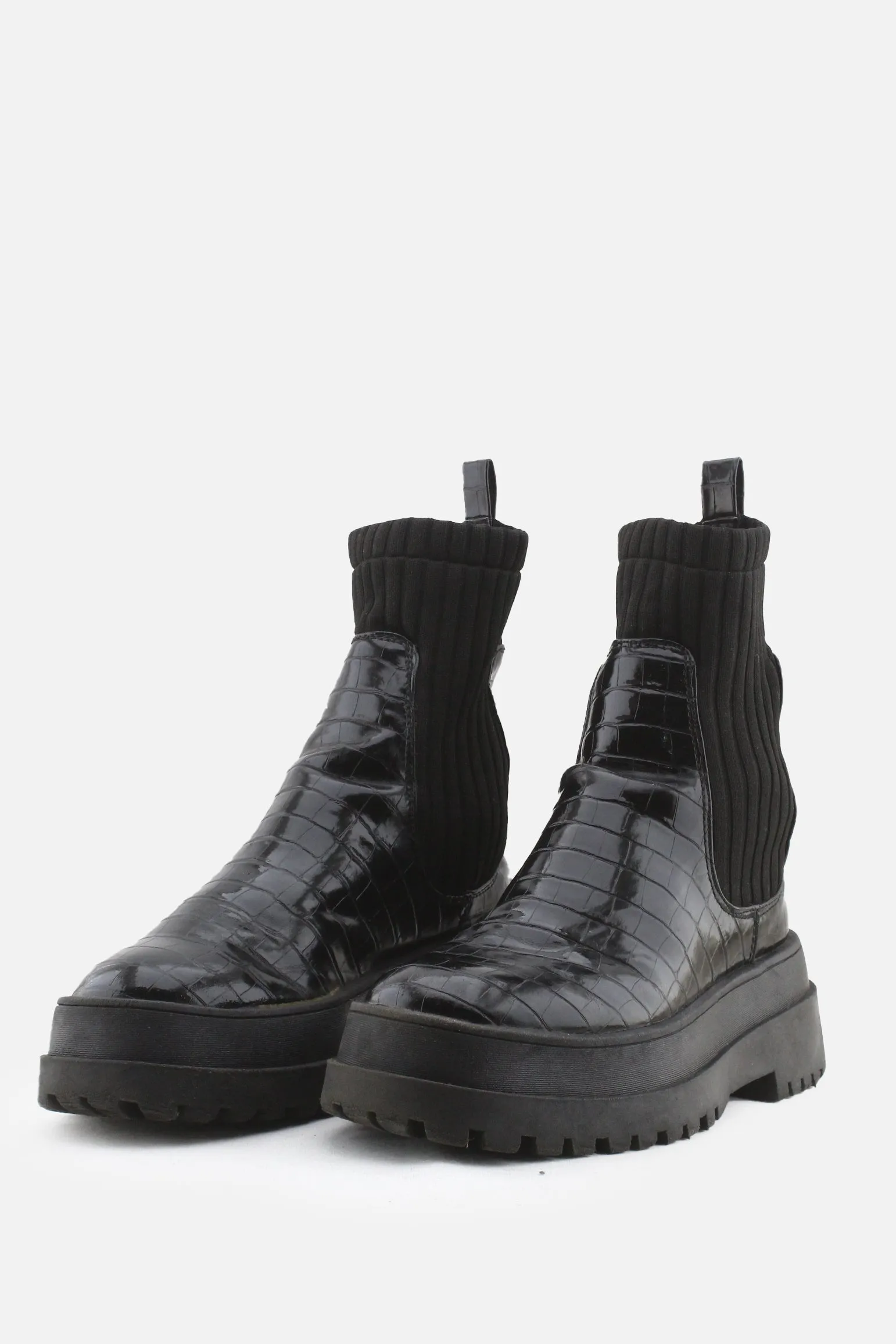 European Brand Stretchable Chelsea Ankle Boots | 100% Synthetic Leather