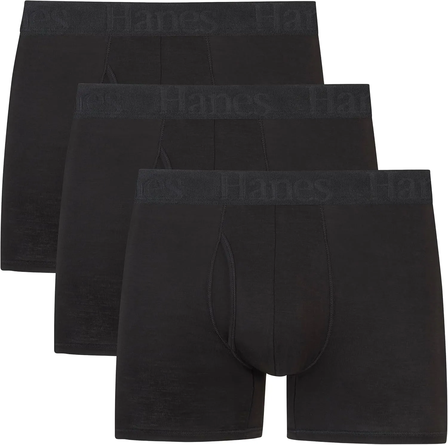 Hanes Men's Originals Supersoft Boxer Briefs & Trunks Underwear (3 Pack)