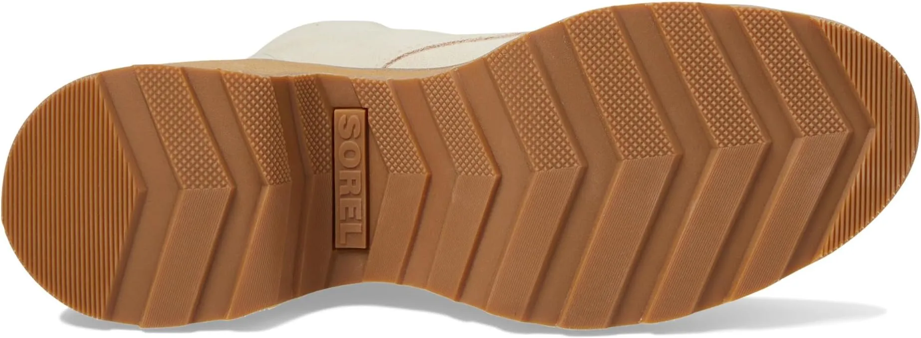 Hi-Line Heel Lace SOREL Boots in Bleached Ceramic/Caribou Buff