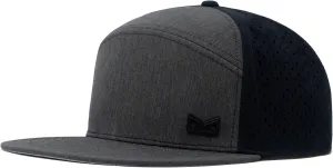 melin Trenches Icon Hydro, Performance Snapback Hat, Water-Resistant Flat Bill Caps for Men & Women, Golf, Running or Workout