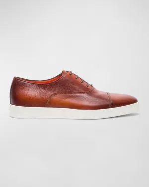 Men's leather lace-up Oxford shoes Atlantis Santoni