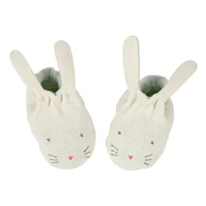 Meri Meri Bunny Booties in Mint