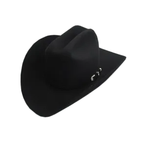 Milano Hats 10x Oro Negro Black Fur Felt Hat