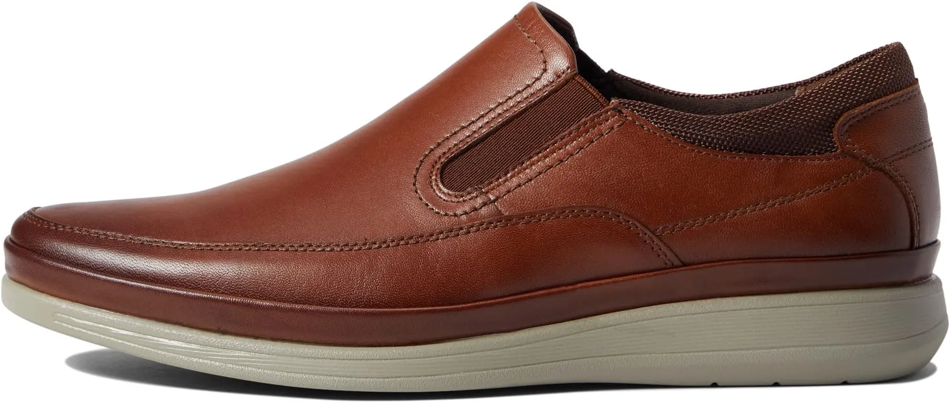 Motion Moc Toe Slip-On Florsheim Loafers, Cognac Smooth 1