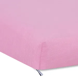 My Milestones Crib Sheet - Dots and Lines (Pink)