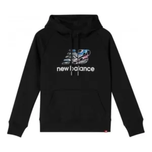New Balance Logo Printing Sweatshirt Black
