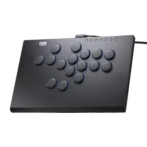 ONEED Haute42 Leverless Controller Arcade Stick: M16 Plus Black Aluminum Leverless Arcade Stick for PC/PS3/PS4/Switch Game,Crystal Low-Profile Switch Arcade Stick Support Hot Swap & SOCD