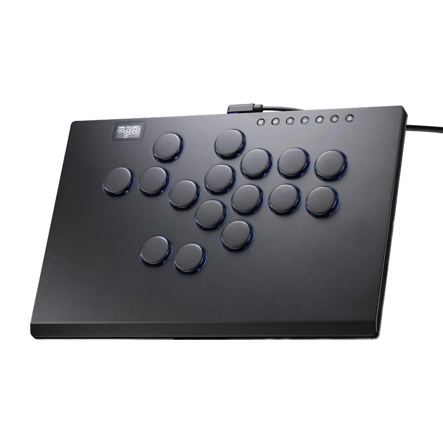 ONEED Haute42 Leverless Controller Arcade Stick: M16 Plus Black Aluminum Leverless Arcade Stick for PC/PS3/PS4/Switch Game,Crystal Low-Profile Switch Arcade Stick Support Hot Swap & SOCD