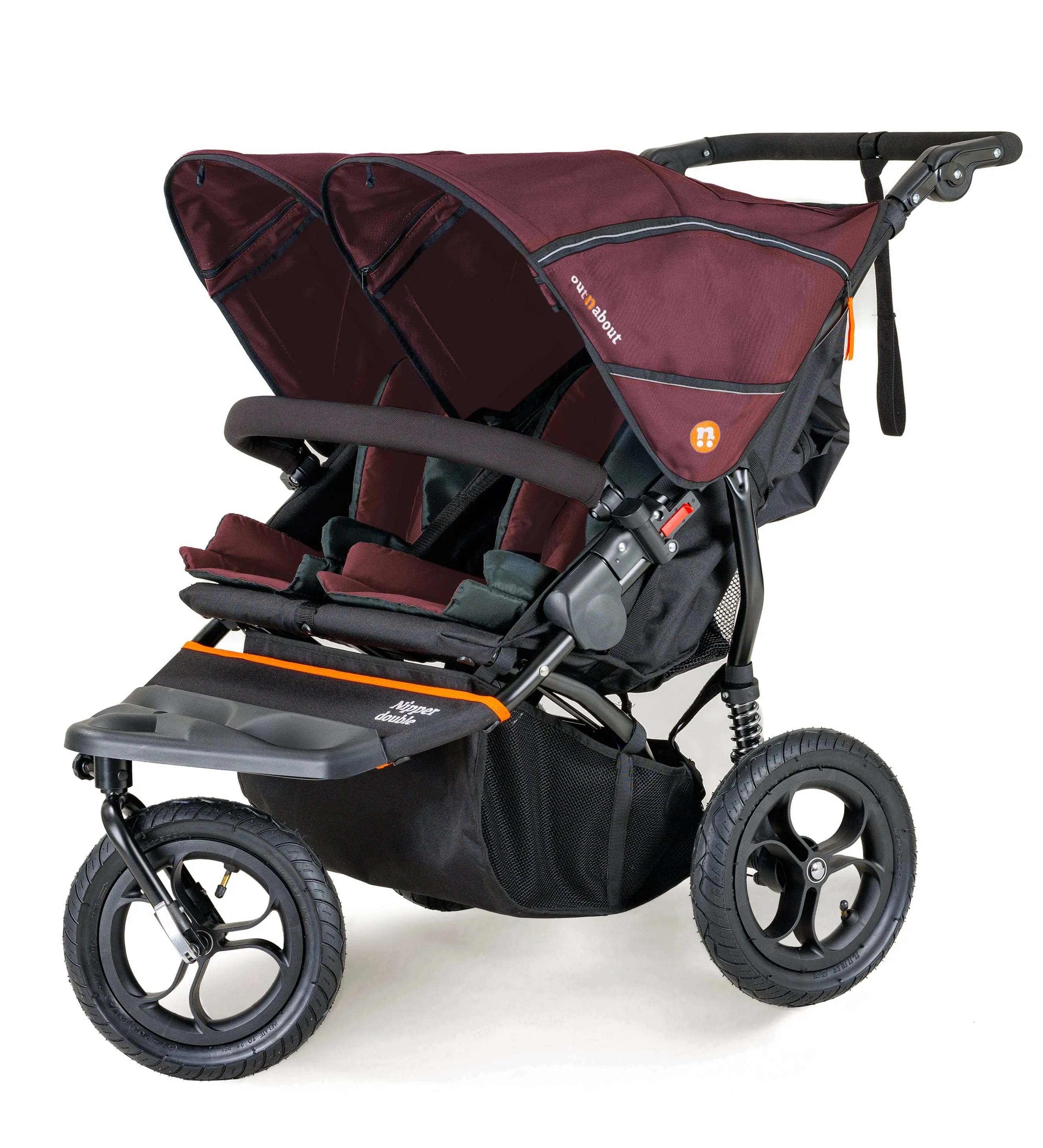 Out n About Nipper Double Duo Essentials Bundle in Brambleberry Red