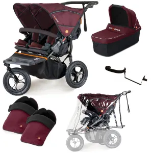 Out n About Nipper Double Duo Essentials Bundle in Brambleberry Red