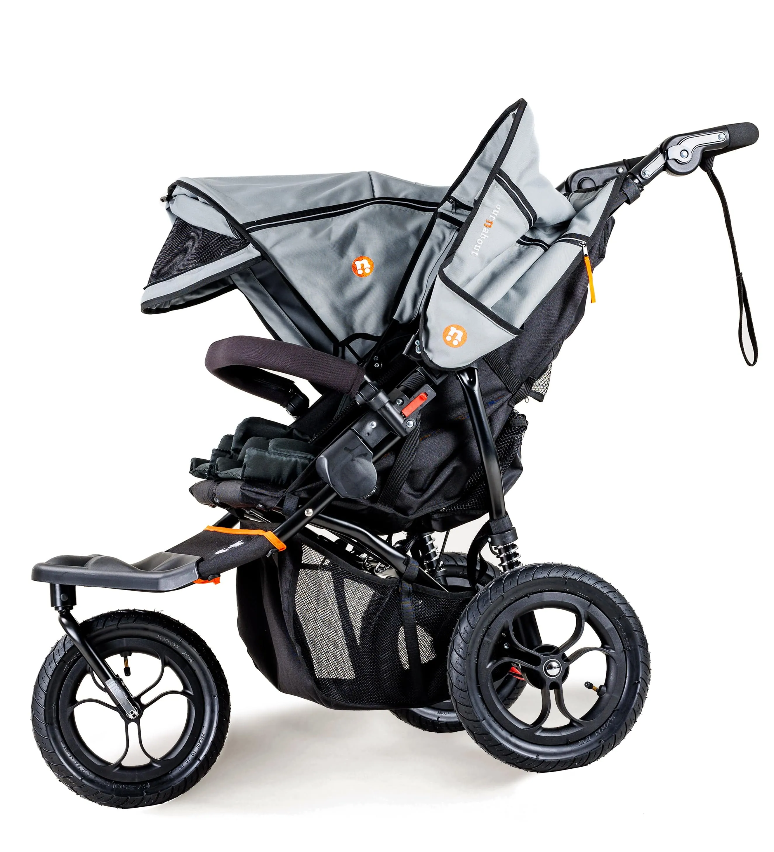 Out n About Nipper Double Duo Essentials Bundle in Rock Salt Grey