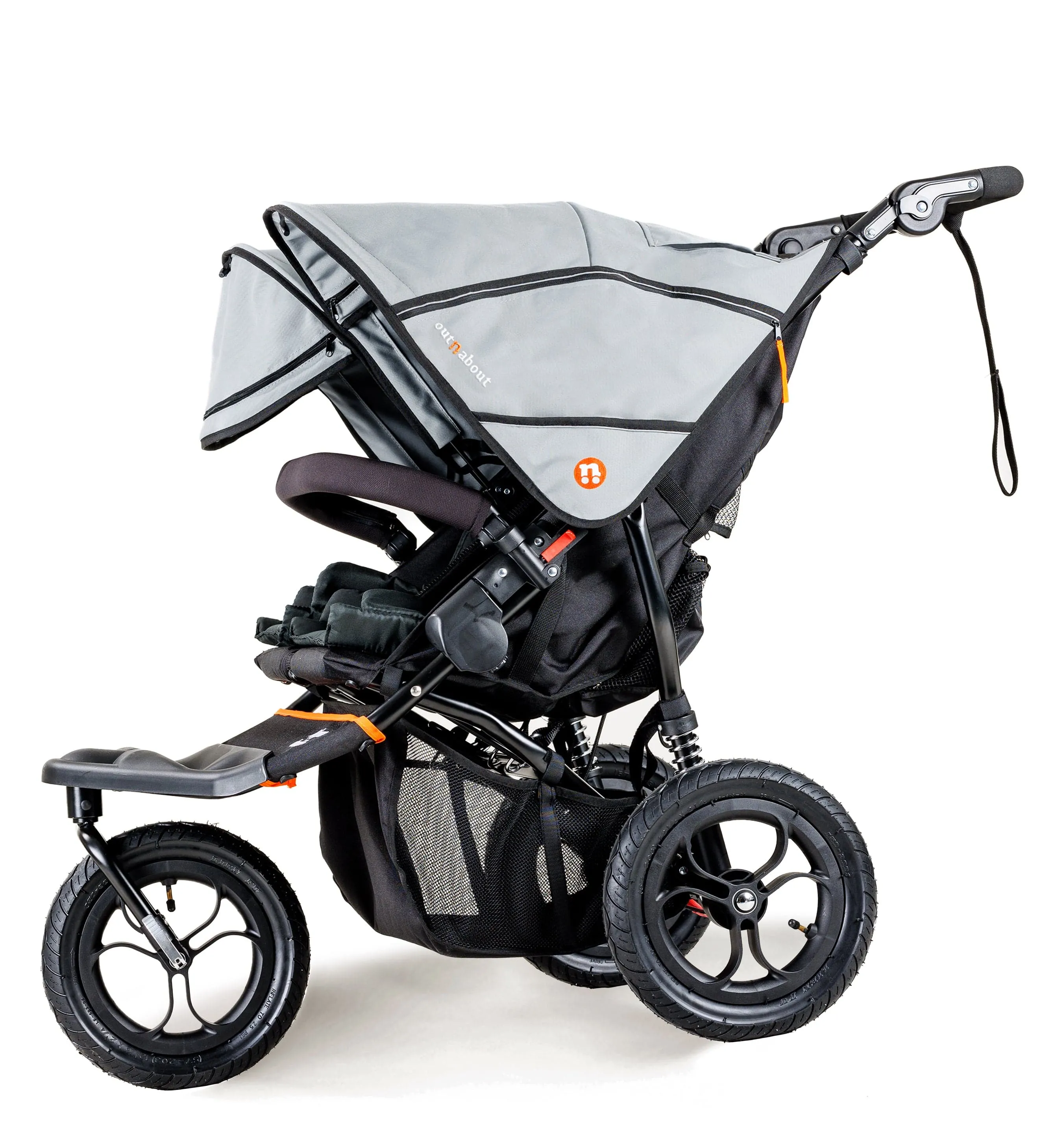 Out n About Nipper Double Duo Essentials Bundle in Rock Salt Grey
