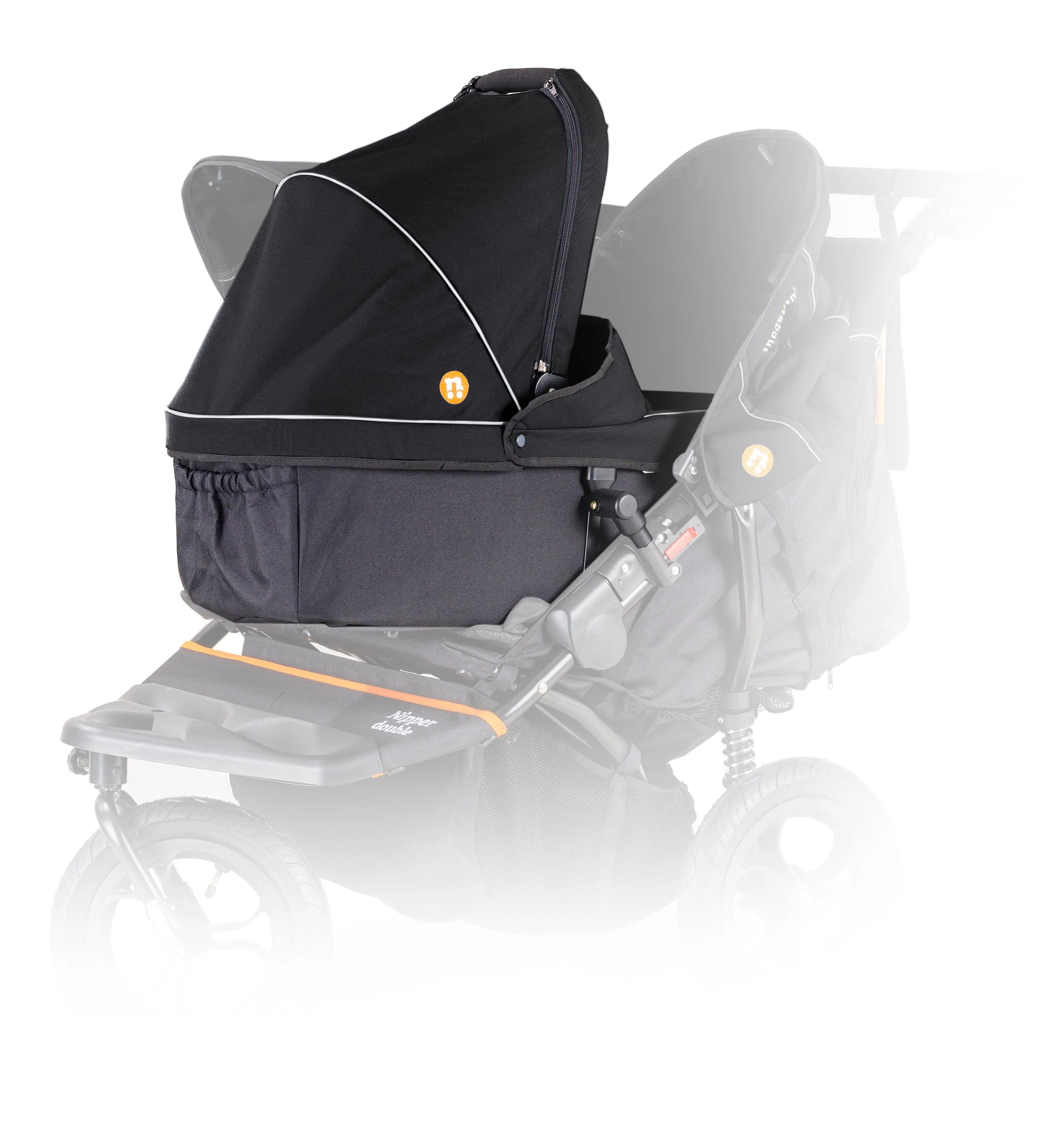 Out n About Nipper Double Duo Essentials Bundle in Summit Black