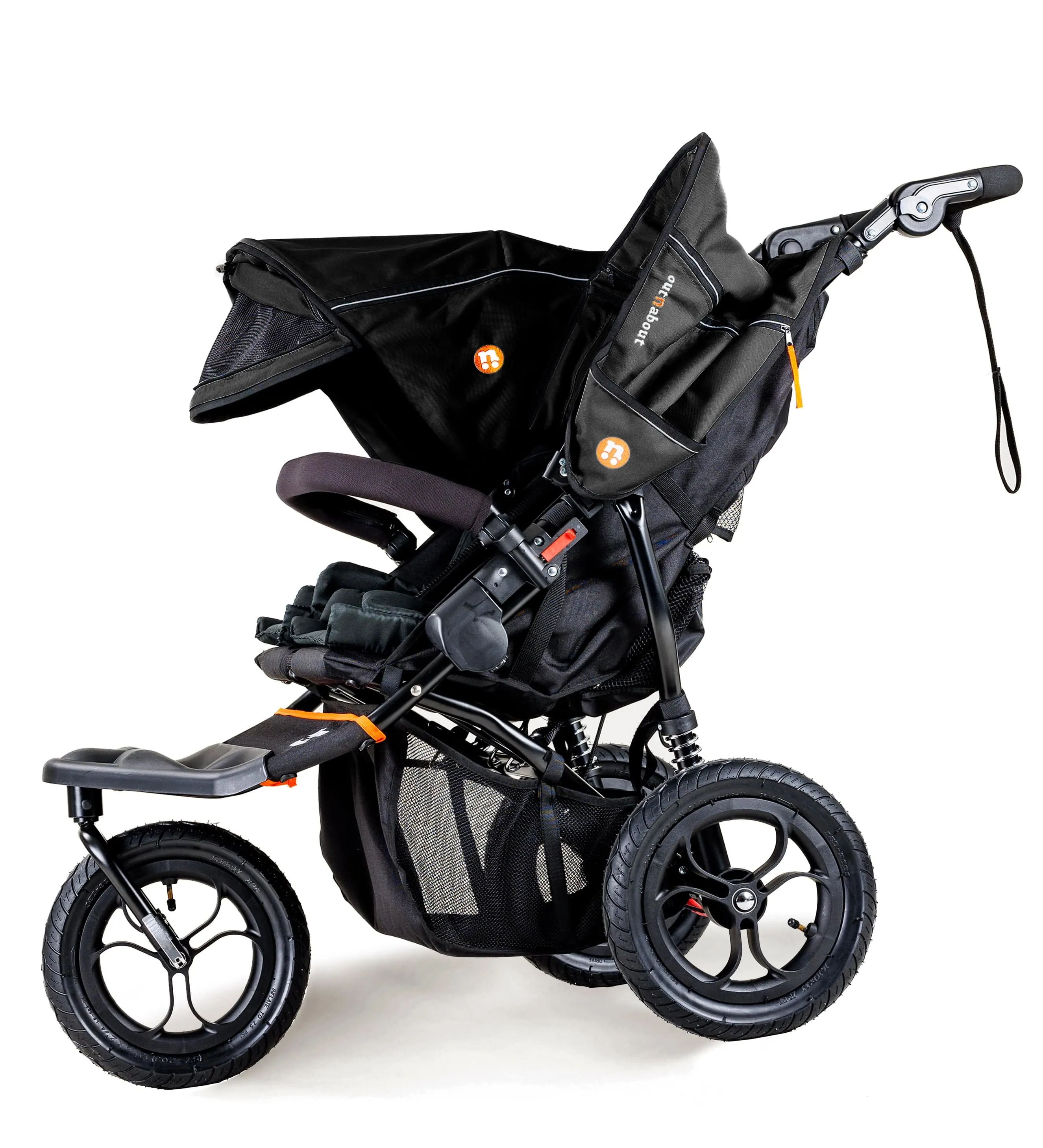 Out n About Nipper Double Duo Essentials Bundle in Summit Black