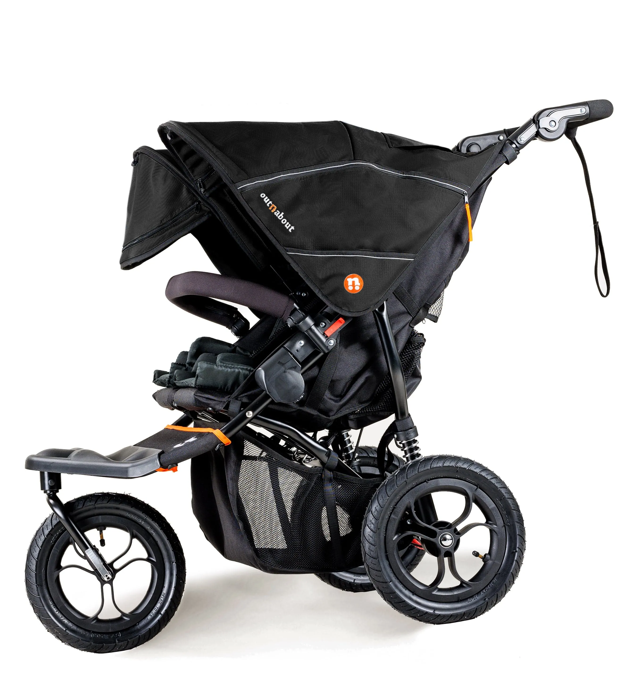Out n About Nipper Double Duo Essentials Bundle in Summit Black