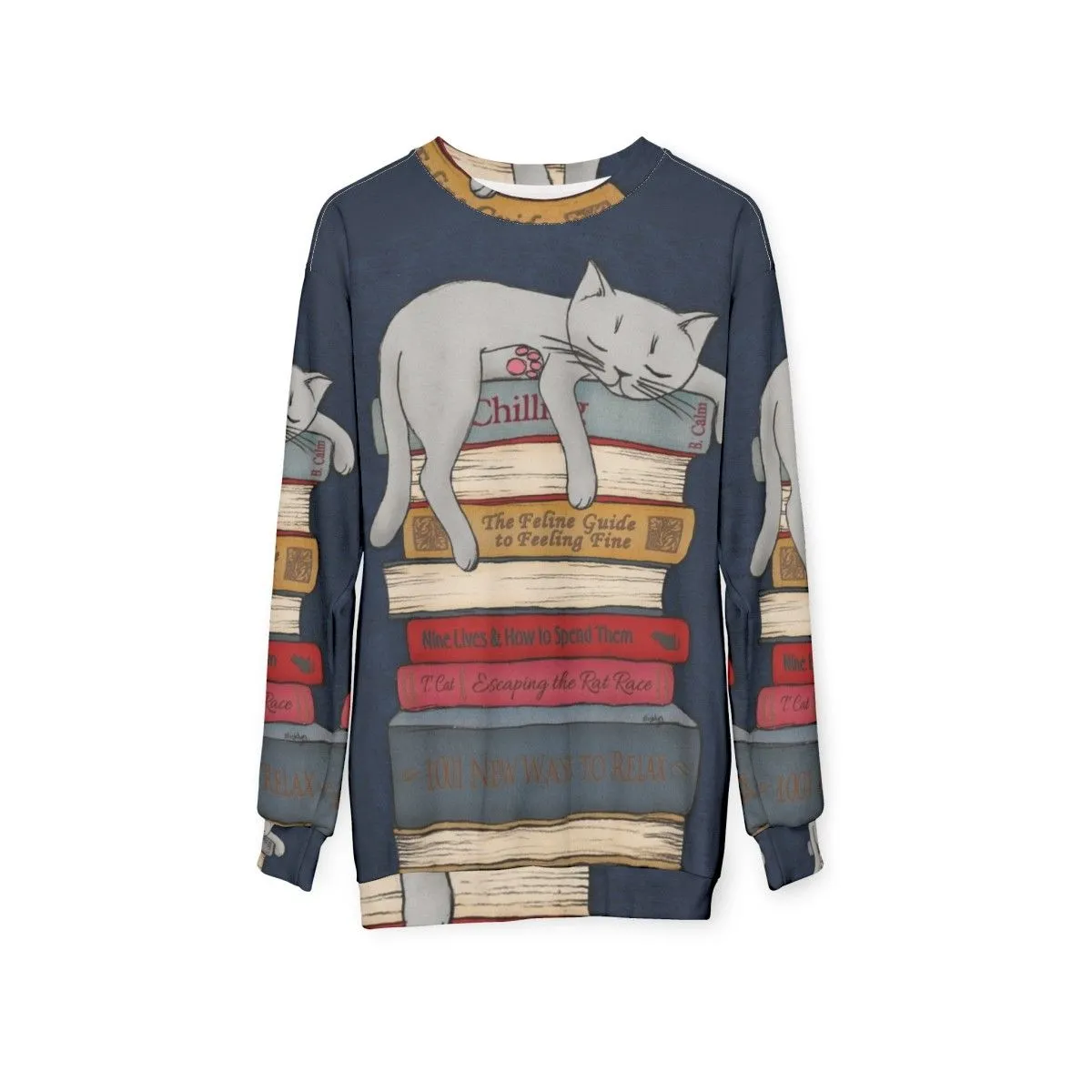 "How to Chill Like a Cat" Cozy Sweatshirt