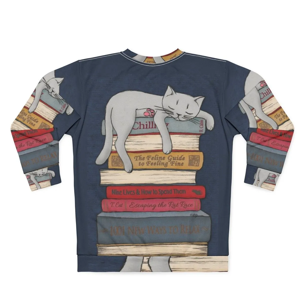 "How to Chill Like a Cat" Cozy Sweatshirt