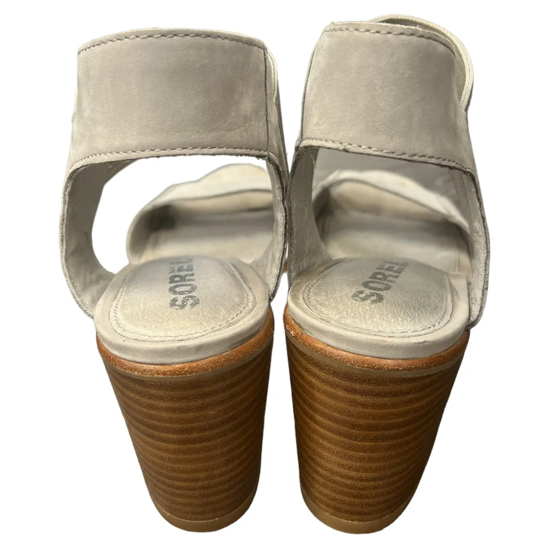 Sandals Heels Block By Sorel  Size: 10