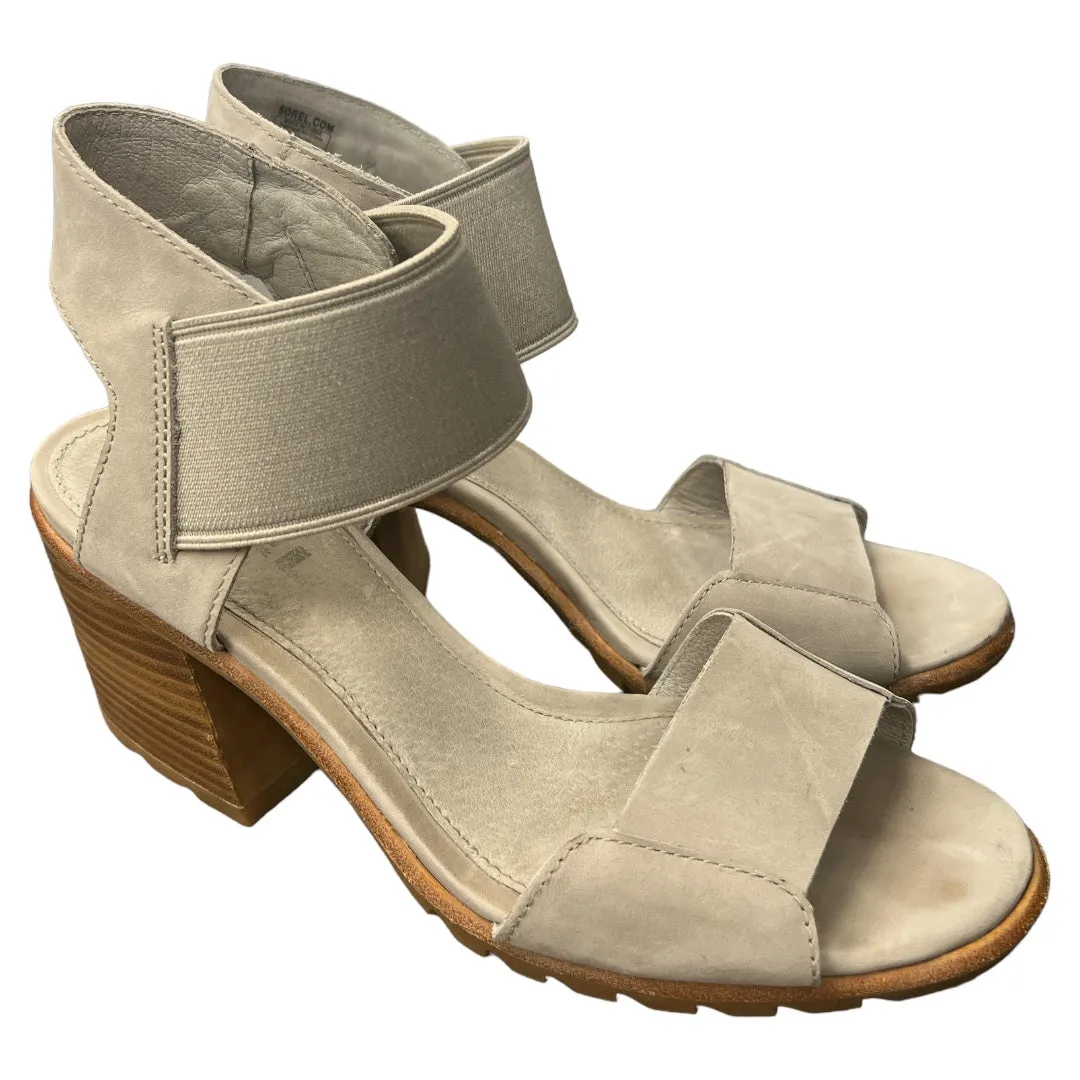 Sandals Heels Block By Sorel  Size: 10