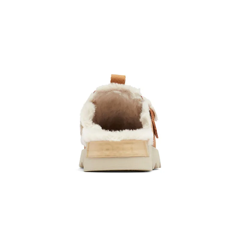 Women's Viibe Clog Suede Cozy Tawny Buff
