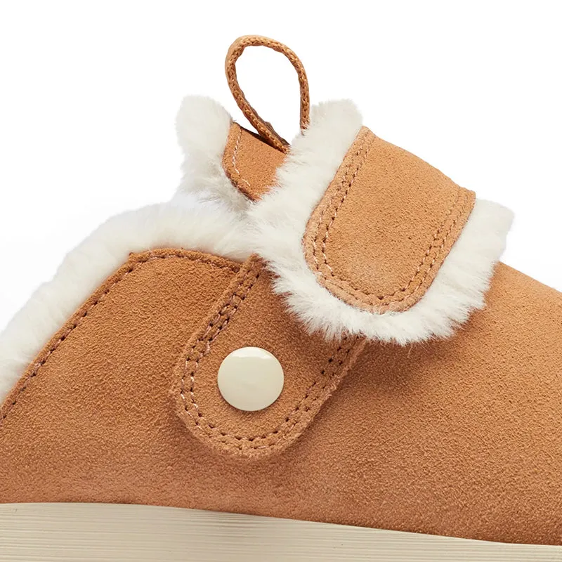 Women's Viibe Clog Suede Cozy Tawny Buff