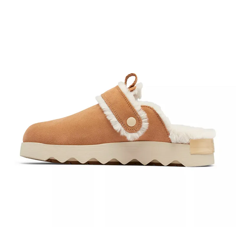 Women's Viibe Clog Suede Cozy Tawny Buff