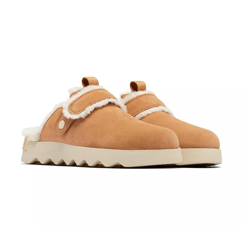 Women's Viibe Clog Suede Cozy Tawny Buff