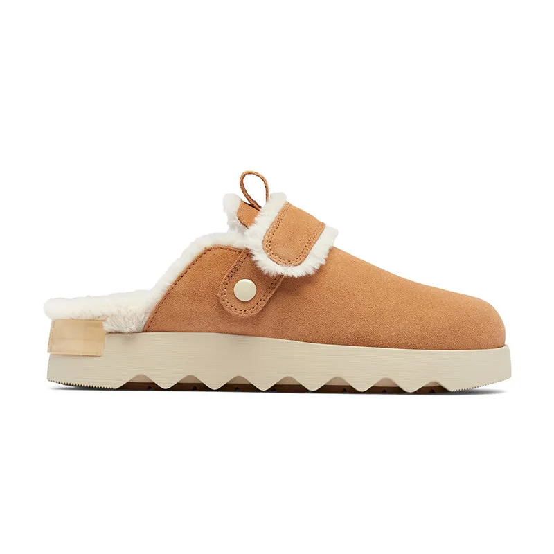 Women's Viibe Clog Suede Cozy Tawny Buff