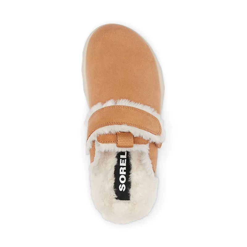Women's Viibe Clog Suede Cozy Tawny Buff